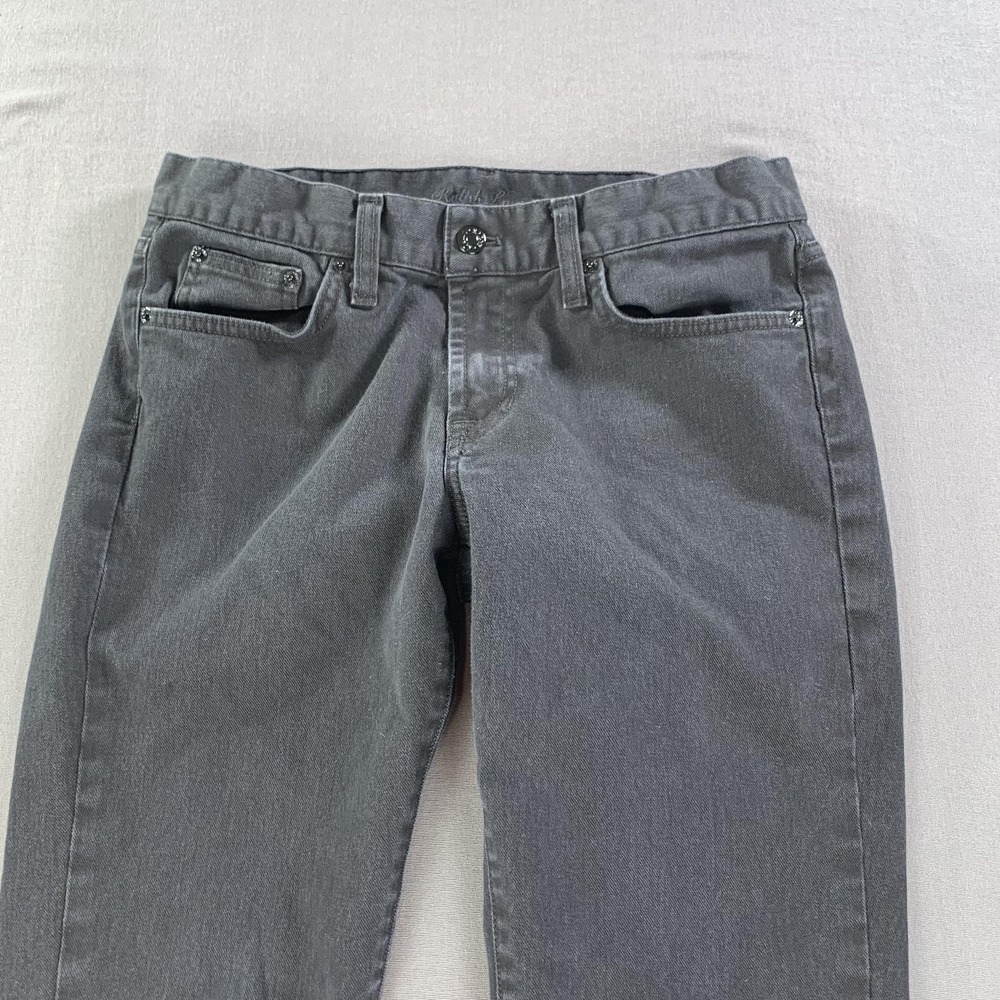 Ralph Lauren Jeans Womens 30x27 Black Straight Stretch Polo Big Pony Logo USA - Picture 4 of 16